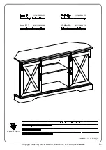 Walker Edison W52SBDCR Assembly Instructions Manual preview