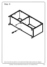 Предварительный просмотр 12 страницы Walker Edison W52SOI2D Assembly Instructions Manual