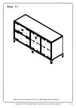 Предварительный просмотр 15 страницы Walker Edison W52SOI2D Assembly Instructions Manual