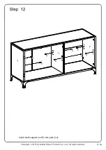 Предварительный просмотр 16 страницы Walker Edison W52SOI2D Assembly Instructions Manual