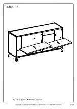 Предварительный просмотр 17 страницы Walker Edison W52SOI2D Assembly Instructions Manual