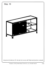 Предварительный просмотр 20 страницы Walker Edison W52SOI2D Assembly Instructions Manual