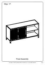 Предварительный просмотр 21 страницы Walker Edison W52SOI2D Assembly Instructions Manual