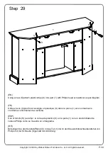 Preview for 39 page of Walker Edison W54FPCMCR2D Assembly Instructions Manual