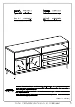 Walker Edison W56MONGD Assembly Instructions Manual preview