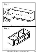 Preview for 9 page of Walker Edison W56VSD Assembly Instructions Manual