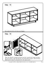 Preview for 12 page of Walker Edison W56VSD Assembly Instructions Manual