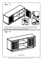 Preview for 13 page of Walker Edison W56VSD Assembly Instructions Manual