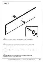 Предварительный просмотр 11 страницы Walker Edison W584DHDHB Assembly Instructions Manual