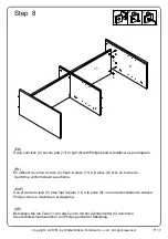 Предварительный просмотр 17 страницы Walker Edison W584DHDHB Assembly Instructions Manual