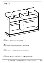 Предварительный просмотр 24 страницы Walker Edison W584DHDHB Assembly Instructions Manual