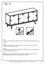 Предварительный просмотр 19 страницы Walker Edison W58ALT2D Assembly Instructions Manual