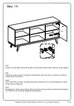 Предварительный просмотр 23 страницы Walker Edison W58ALT2D Assembly Instructions Manual