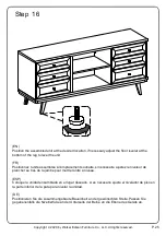 Предварительный просмотр 25 страницы Walker Edison W58ALT2D Assembly Instructions Manual