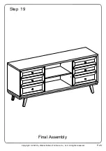 Предварительный просмотр 28 страницы Walker Edison W58ALT2D Assembly Instructions Manual