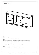 Предварительный просмотр 24 страницы Walker Edison W58BDSD Assembly Instructions Manual