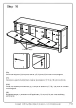 Предварительный просмотр 25 страницы Walker Edison W58BDSD Assembly Instructions Manual