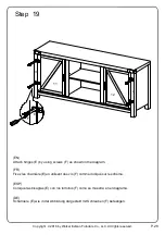 Предварительный просмотр 28 страницы Walker Edison W58BDSD Assembly Instructions Manual