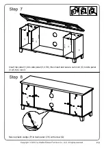 Предварительный просмотр 8 страницы Walker Edison W58C02D Assembly Instruction Manual