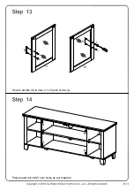 Предварительный просмотр 11 страницы Walker Edison W58C02D Assembly Instruction Manual