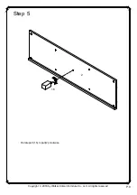 Предварительный просмотр 9 страницы Walker Edison W58CS2D Assembly Instructions Manual