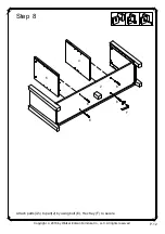 Предварительный просмотр 12 страницы Walker Edison W58CS2D Assembly Instructions Manual