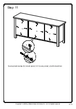 Предварительный просмотр 15 страницы Walker Edison W58CS2D Assembly Instructions Manual