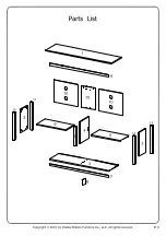 Preview for 3 page of Walker Edison W58CSP-MT Assembly Instructions Manual