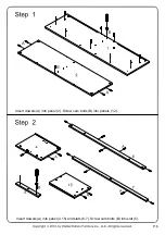 Preview for 6 page of Walker Edison W58CSP-MT Assembly Instructions Manual