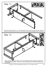 Preview for 11 page of Walker Edison W58CSP-MT Assembly Instructions Manual