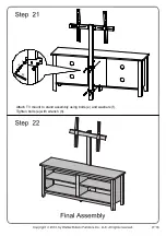 Preview for 16 page of Walker Edison W58CSP-MT Assembly Instructions Manual