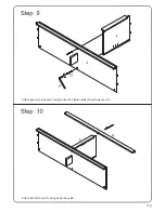 Предварительный просмотр 9 страницы Walker Edison W58CSP Assembly Instructions Manual