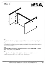 Предварительный просмотр 17 страницы Walker Edison W58CSTBV2D Assembly Instructions Manual