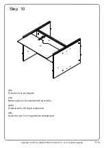 Предварительный просмотр 18 страницы Walker Edison W58CSTBV2D Assembly Instructions Manual