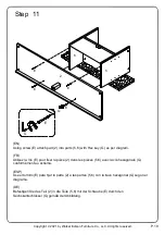 Предварительный просмотр 19 страницы Walker Edison W58CSTBV2D Assembly Instructions Manual