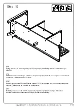 Предварительный просмотр 20 страницы Walker Edison W58CSTBV2D Assembly Instructions Manual