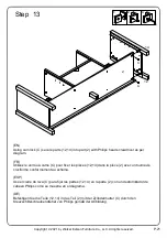 Предварительный просмотр 21 страницы Walker Edison W58CSTBV2D Assembly Instructions Manual