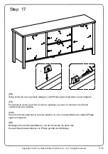 Предварительный просмотр 25 страницы Walker Edison W58CSTBV2D Assembly Instructions Manual