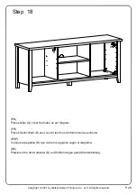 Предварительный просмотр 26 страницы Walker Edison W58CSTBV2D Assembly Instructions Manual