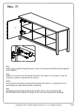 Предварительный просмотр 29 страницы Walker Edison W58CSTBV2D Assembly Instructions Manual