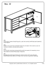 Предварительный просмотр 30 страницы Walker Edison W58CSTBV2D Assembly Instructions Manual