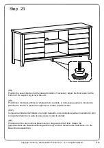 Предварительный просмотр 31 страницы Walker Edison W58CSTBV2D Assembly Instructions Manual