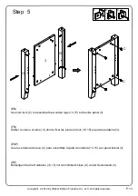 Preview for 13 page of Walker Edison W58FP18 Assembly Instructions Manual