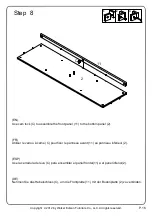 Preview for 16 page of Walker Edison W58FP18 Assembly Instructions Manual