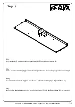 Preview for 17 page of Walker Edison W58FP18 Assembly Instructions Manual