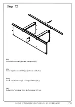 Preview for 20 page of Walker Edison W58FP18 Assembly Instructions Manual