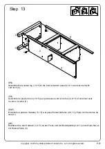 Preview for 21 page of Walker Edison W58FP18 Assembly Instructions Manual