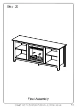 Preview for 31 page of Walker Edison W58FP18 Assembly Instructions Manual