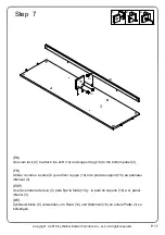 Предварительный просмотр 17 страницы Walker Edison W58FP18HB Assembly Instructions Manual