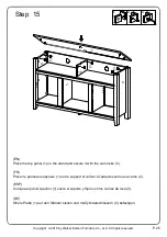 Предварительный просмотр 25 страницы Walker Edison W58FP18HB Assembly Instructions Manual